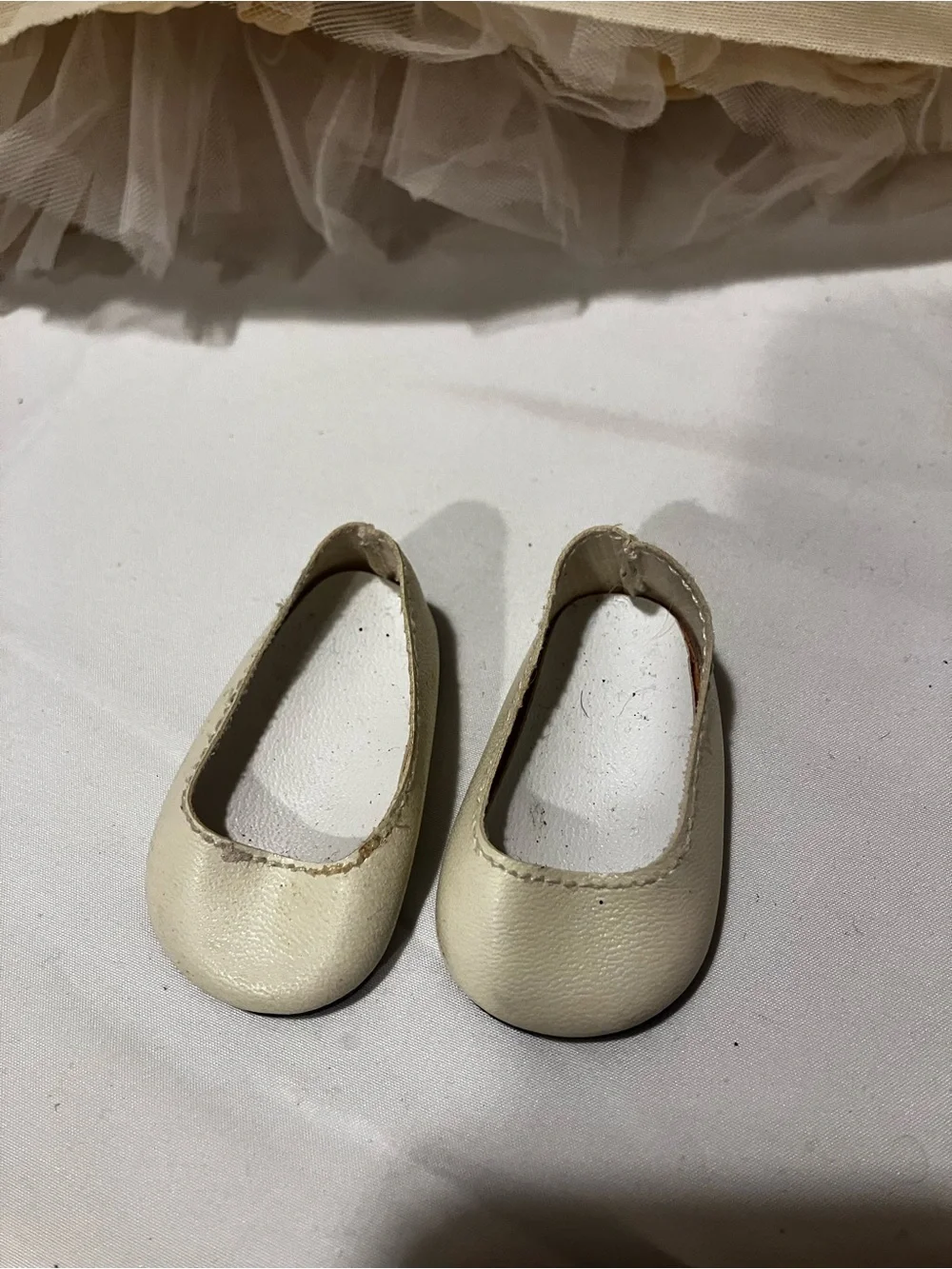 Retired 2005 American Girl Gala Party Dress Gold Brocade Tulle & Matching Shoes⁠